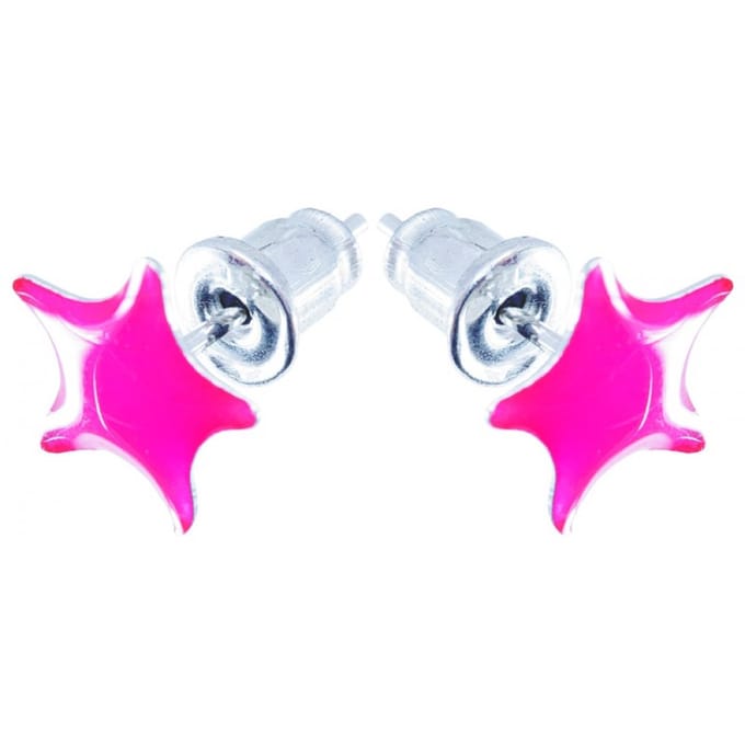 Bijoux by Ive® - Oorknopjes - Ster - Roze