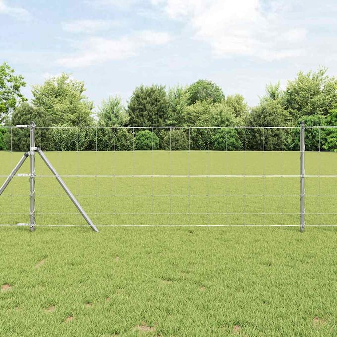 vidaXL - Grond - Fix - Gelast - Draadhek - 25 - x - 0,8 - m - Gegalvaniseerd - staal - Mesh