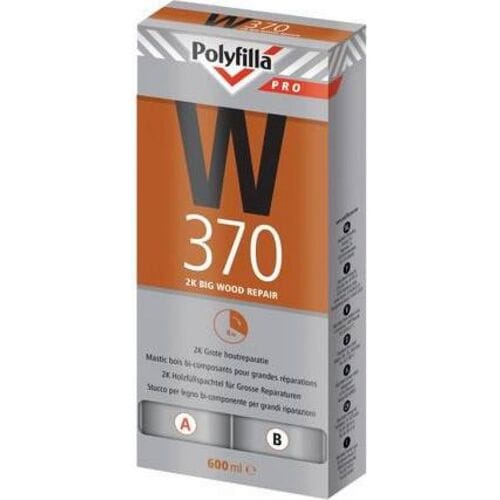 Polyfilla Pro W370 2K Grote Houtreparatiepasta - 600 ml
