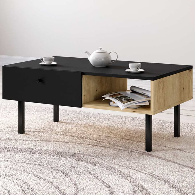 Casa Olive Salontafel 90 cm Sofia Zwart