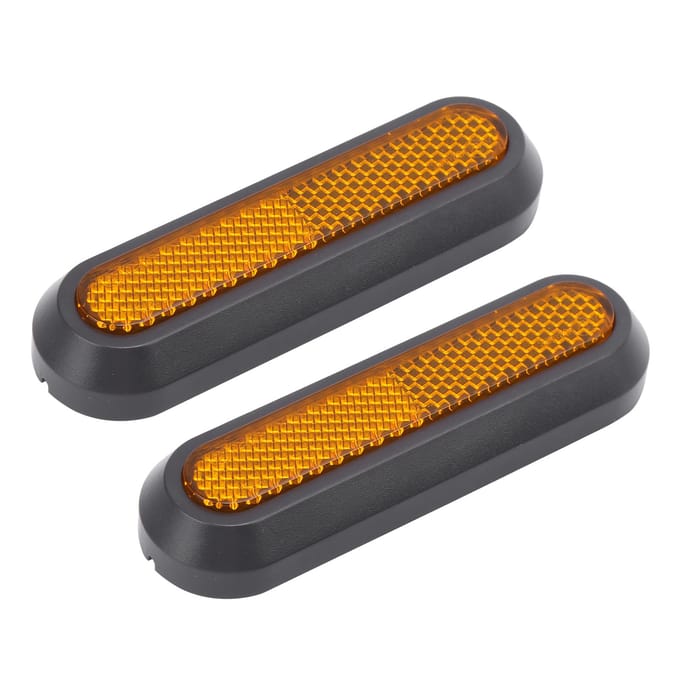 Cache Décoratif de Roue Arrière de Scooter Bande Réfléchissante avec Vis pour Xiaomi M365PROPRO2 orange