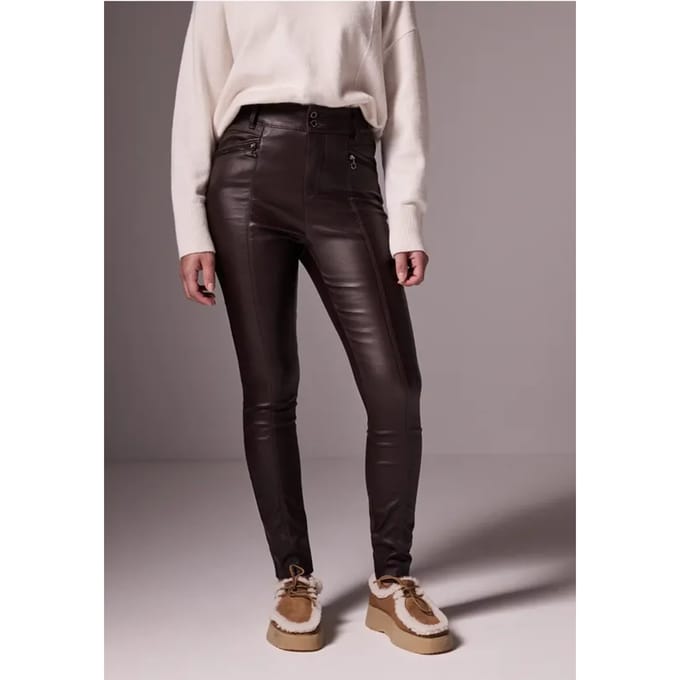 Broek in lederlook