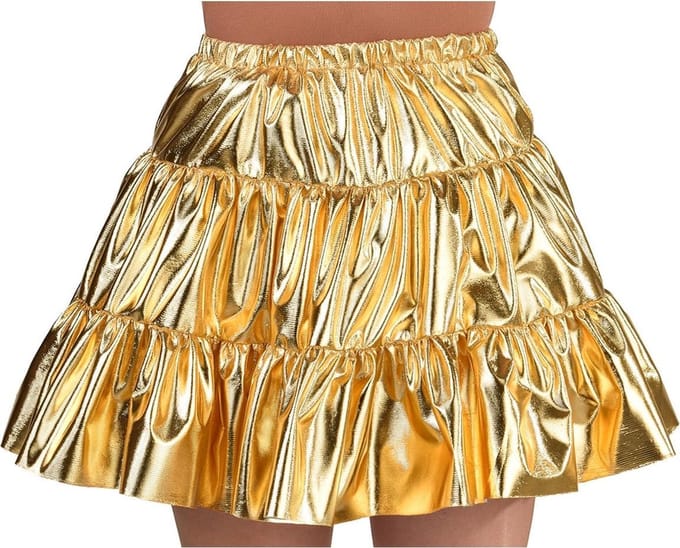 Magic Design Verkleedrok Dames Polyester Goud Maat S