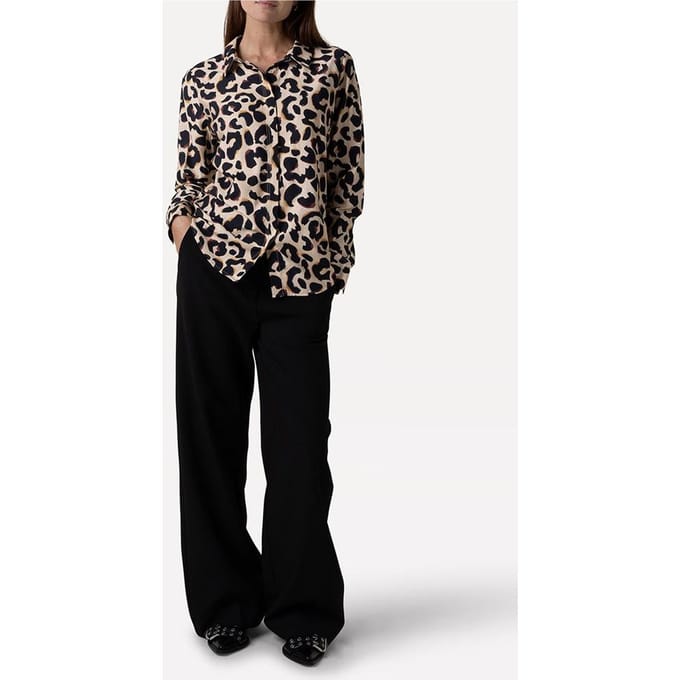 Another Label Dreiser Animal Shirt Animal Multi Größe: S | Business hemden Outlet | Damen