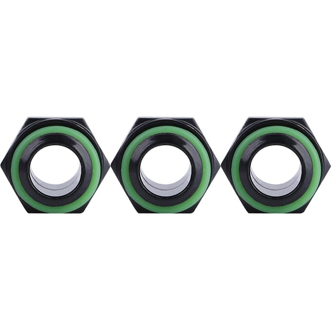 3 STUKS G14 Zeskant Nippel Draad Buisconnector Met Afdichtring Voor PC Waterkoelsysteem
