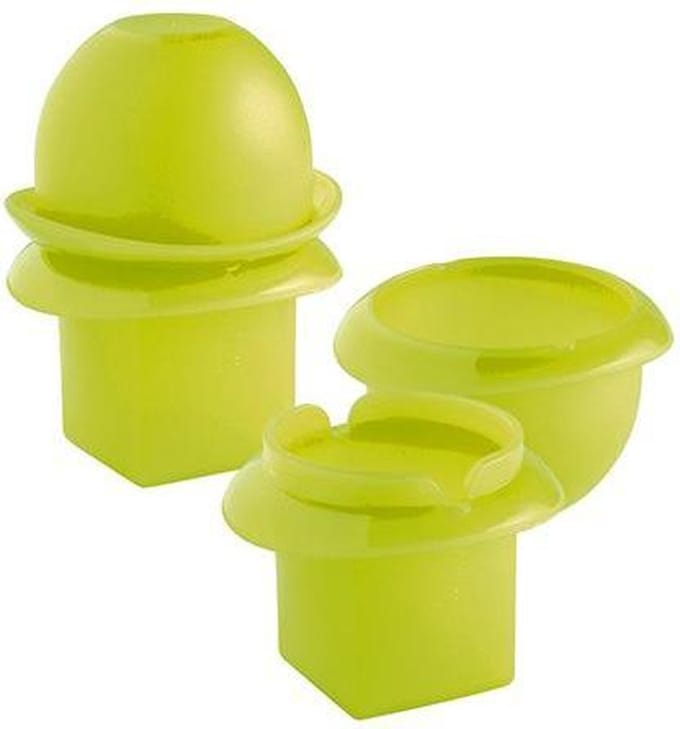 Mastrad Eierkoker - Kunststof - Rond en vierkant - Groen