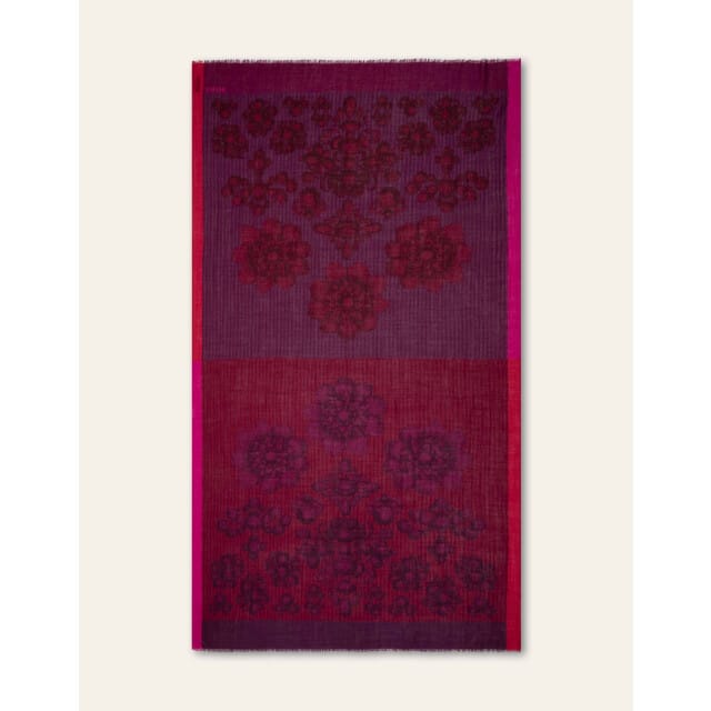Oilily Aurefleur Sjaal- maatOne size Beet Rood