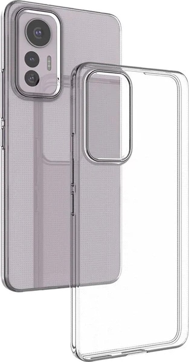 Flexibele achterkant Silicone hoesje Transparant Geschikt voor: Xiaomi 12 Lite