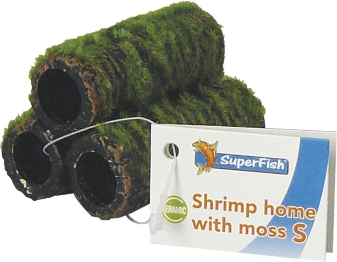 Superfish Shrimp Home Met Mos - Aquarium - Ornament - M