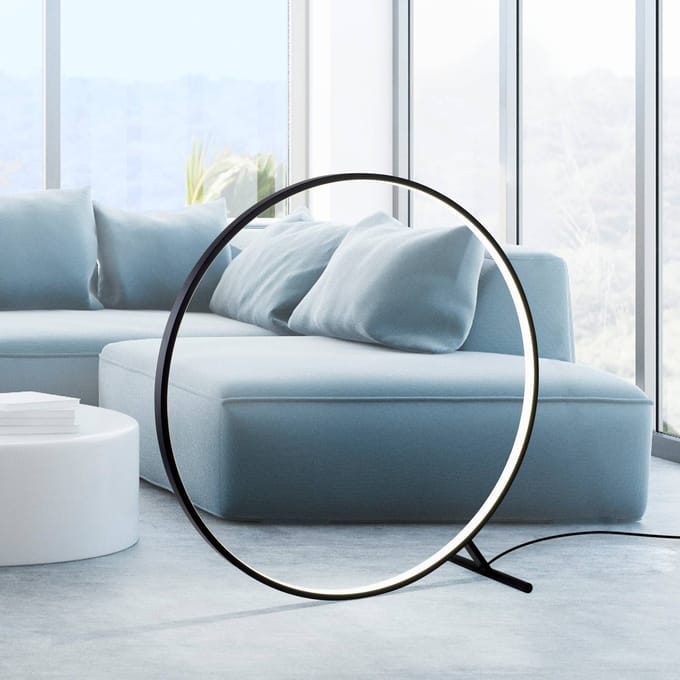 Paul Neuhaus LED vloerlamp Hula CCT met afstandsbediening Ø 100cm