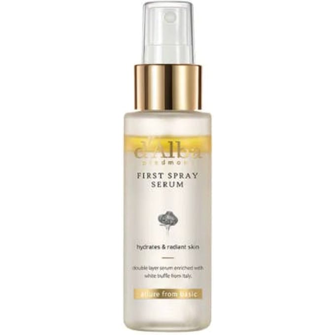 d'Alba - White Truffle First Spray Serum - Verhelderend en Hydraterend Gezichtsserum in Spray - 50ml