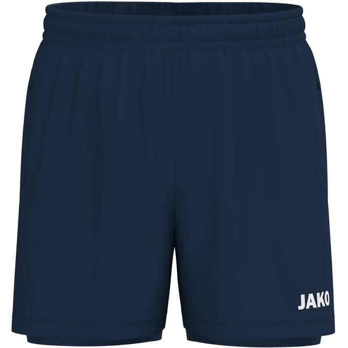 Jako One 2-In-1 Short Heren - Marine | Maat: M