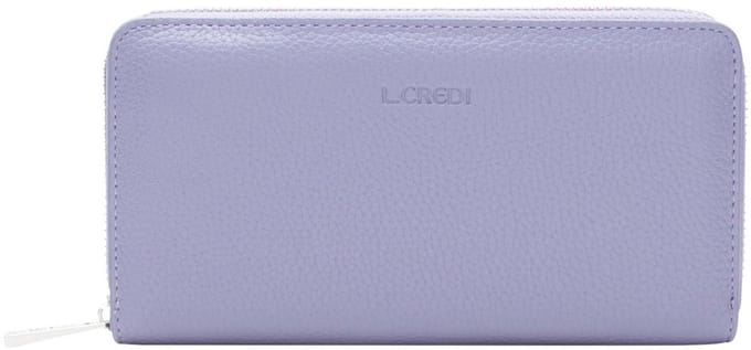 L.CREDI portemonnee Raphi Zip Around Wallet Lavendar paars