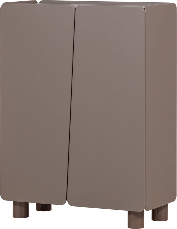 WOOOD Root Opbergkast 2-Deurs - Grenen - Truffel Bruin - 135x100x45