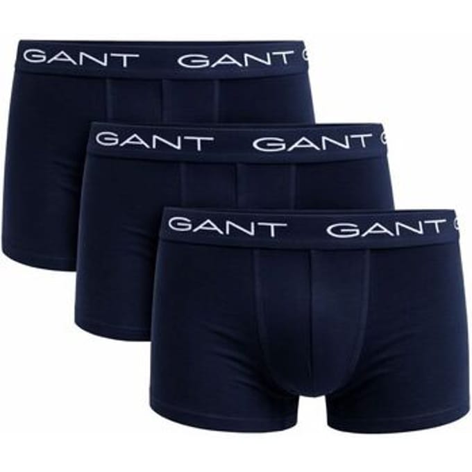 Gant Boxershorts Trunk 3-Pack Donkerblauw (navy) - Maat XXL - Heren