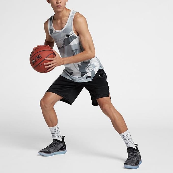 Nike Tanktops Heren Lichtgrijs 926265-043 M white