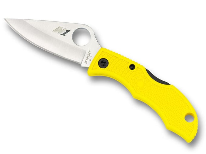 Spyderco Zakmes Ladybug 3 Lightweight Salt Yellow H-1 PE