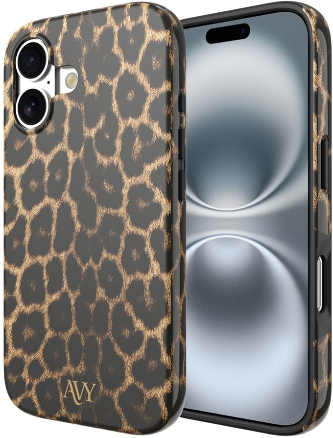 AVY Hard Shell Back Cover | geschikt voor Apple iPhone 16 | Panthera Chic | Compatibel met MagSafe & Qi2