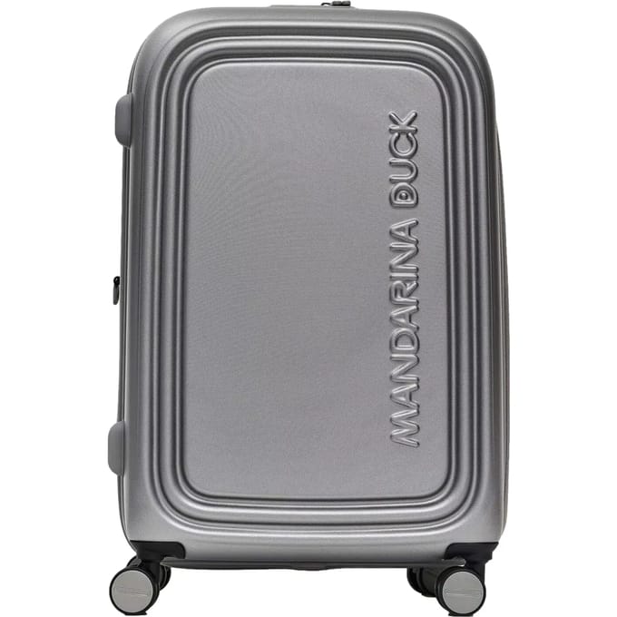 MANDARINA DUCK Logoduck + Trolley Silver Grijs 70cm