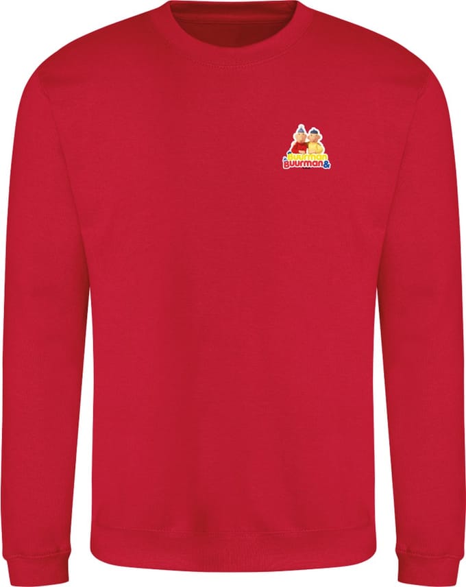 Crew sweater Buurman & Buurman Rood S