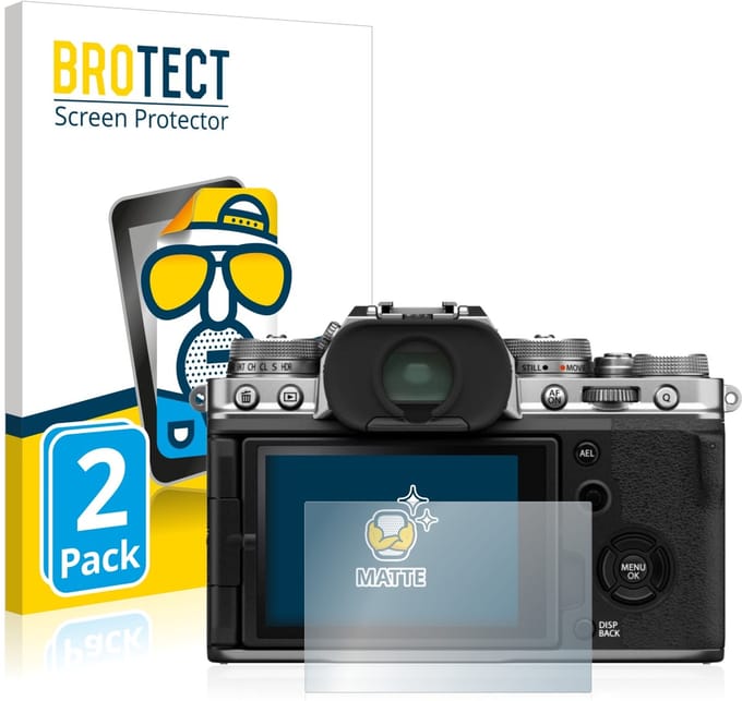 BROTECT - Screenprotector voor Fujifilm X-T4 - Folie Beschermfolie matte 2 Stuks