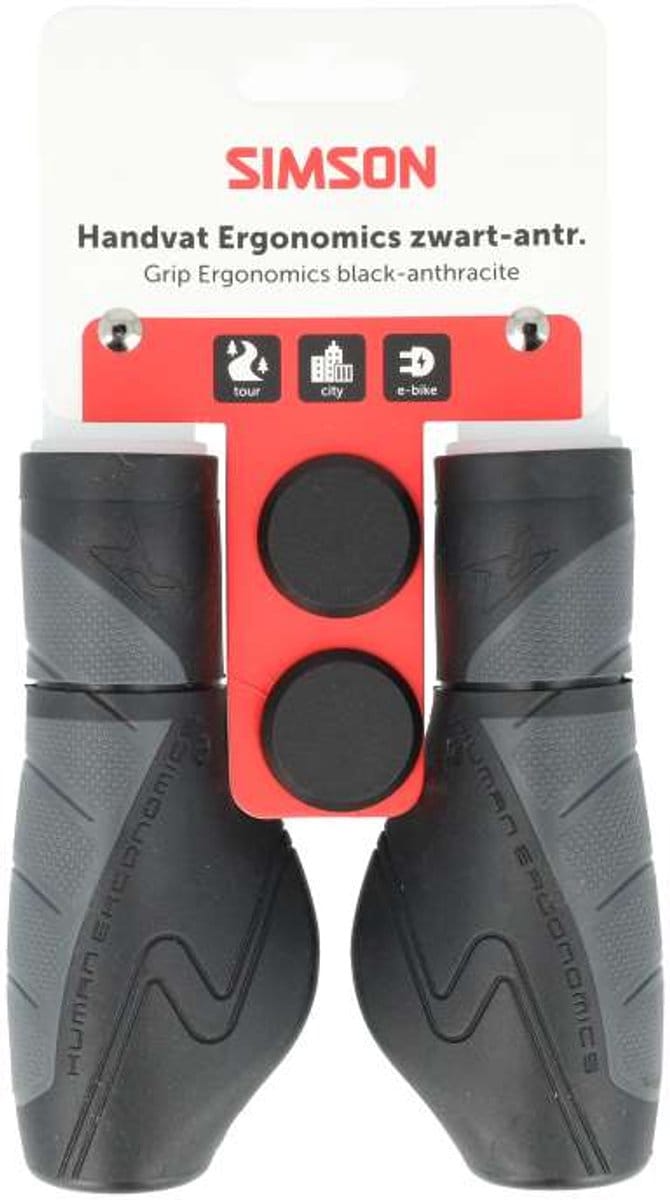Simson Handvatten Ergonomics Zwart/Antra