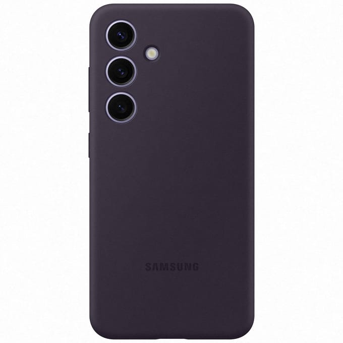 Samsung Silicone Case - Geschikt voor Samsung Galaxy S24 - Dark Violet