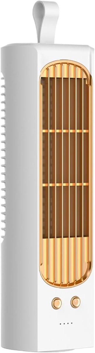 VHV - Torenventilator Draagbaar - Stille Ventilator met Handgreep - Compacte Koeling - Woonkamer/Kantoor - Wit