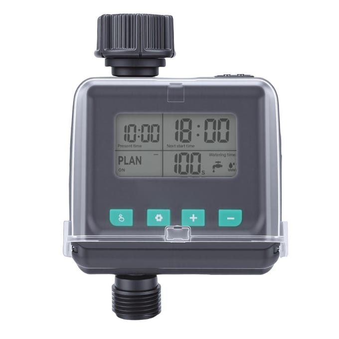 Tuinslang Kraan Timer Programmeerbare Water Sproeier Timer Automatisch Druppelsysteem voor Gazon in de Tuin 1 gray