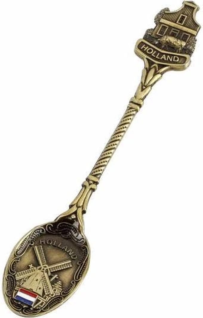 Lepel Zaans Huisje Brons Holland - Souvenir