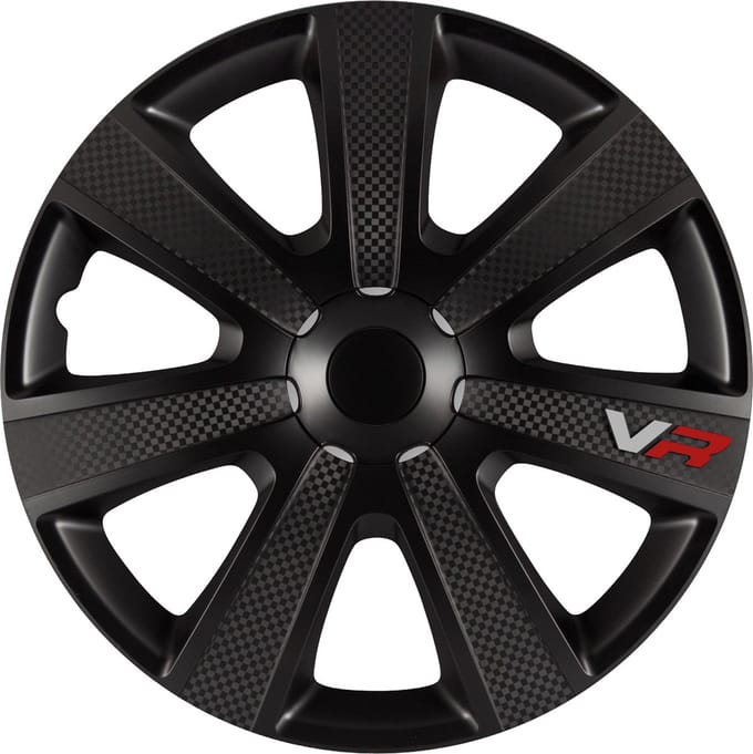 Gorecki Wieldoppenset VR Carbon 13" Zwart - 13 Inch - Wieldoppen