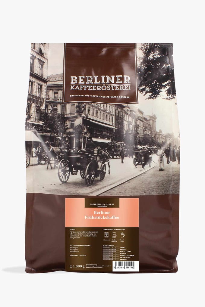 Berliner Kaffeerösterei Berlijn ontbijtkoffie 1kg