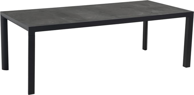 Outdoor Living - Tafel Murcia black 220x100cm