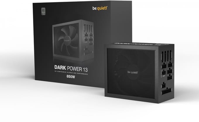 be quiet! Dark Power 13 ATX 3.0 - 850W Voeding - 850 Watt - 135 mm - ATX - 80 Plus 80 PLUS Titanium