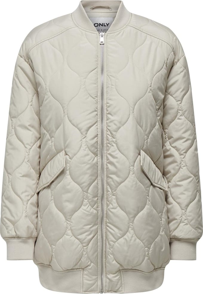 ONLY ONLTINA LONG QUILTED JACKET OTW Dames Gequilte jas - Maat L