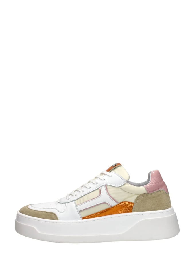 Red-Rag 72118 Sneakers - Leer - Dames - Oranje - Maat 36