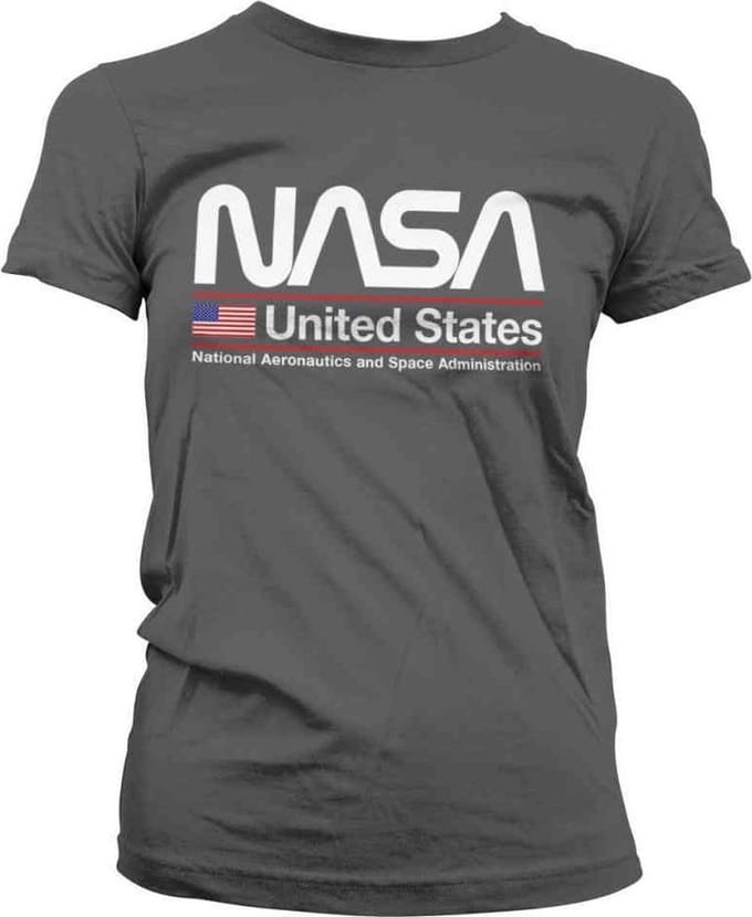 NASA Dames Tshirt -XL- United States Grijs