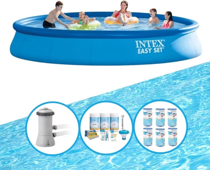 Intex Zwembad Easy Set - Zwembad Bundel - 457x84 cm