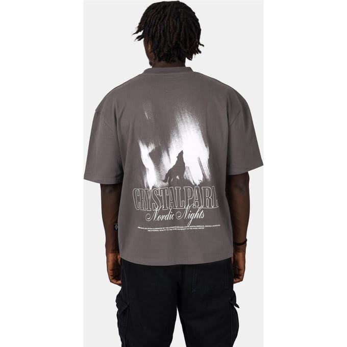 Crystal Paris Oversized T-shirt Wolf