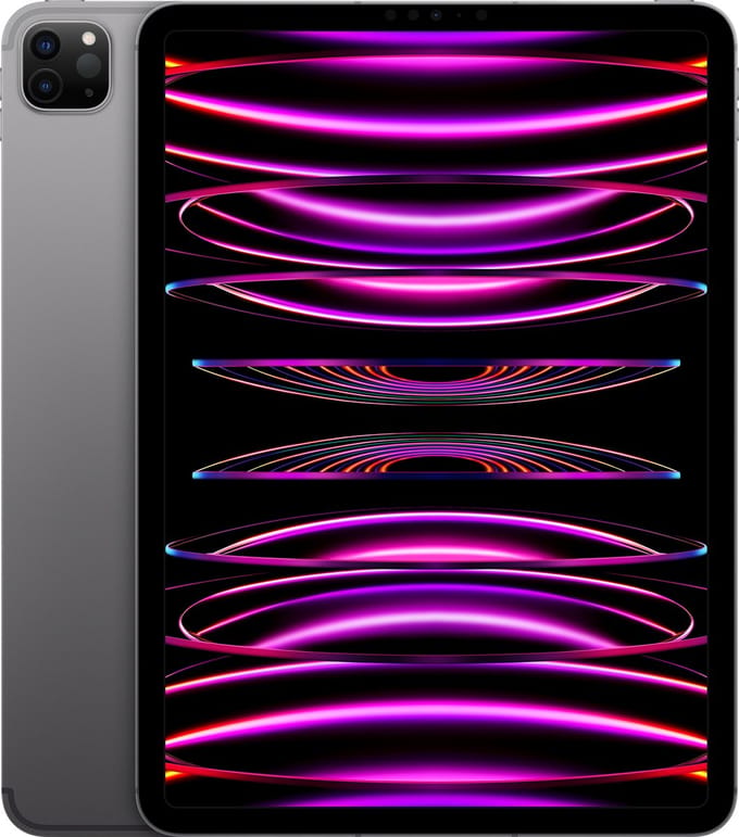 Apple iPad Pro (2022) - 11 inch - WiFi + 5G - 2TB - Spacegrijs - 6e generatie