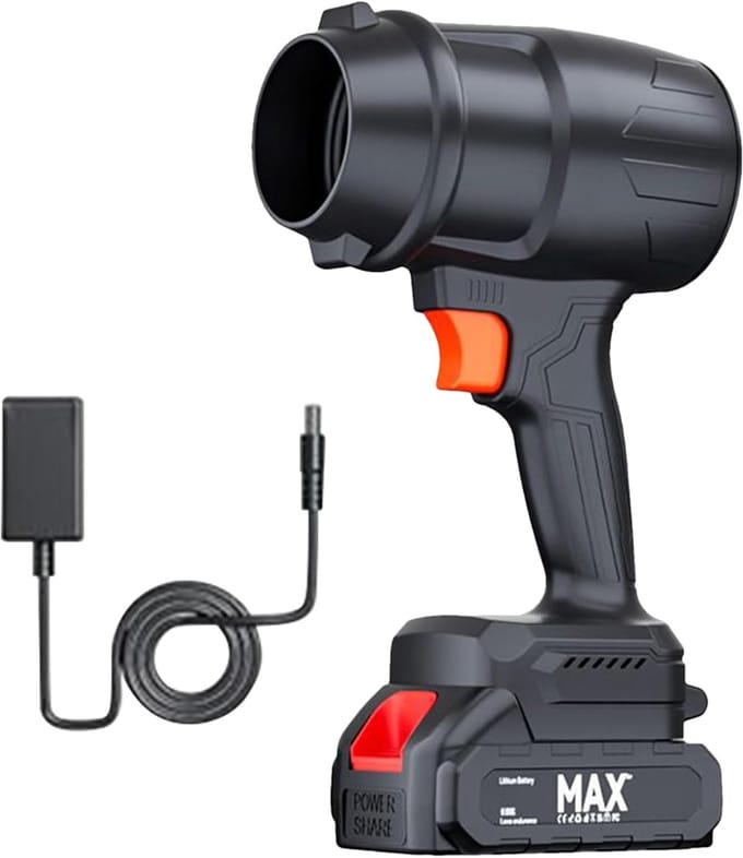 Draadloze Luchtblazer - Stofblazer Draagbaar - Efficiënt Reinigen - Ergonomisch Handvat - 770 g - Enkel kenmerk