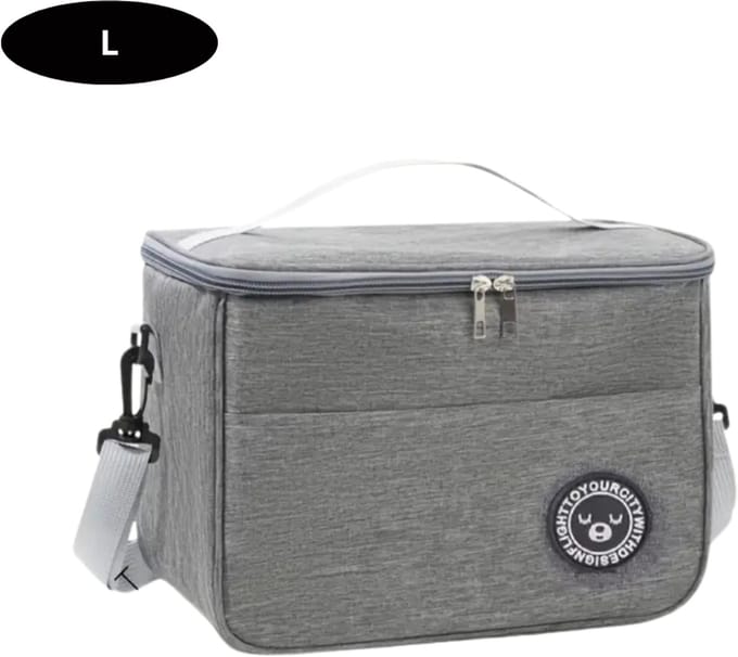 Nivard Koeltas - Koelbox - Koelelementen - Coolbox - Auto - Lunchtas - Strand - Grijs L