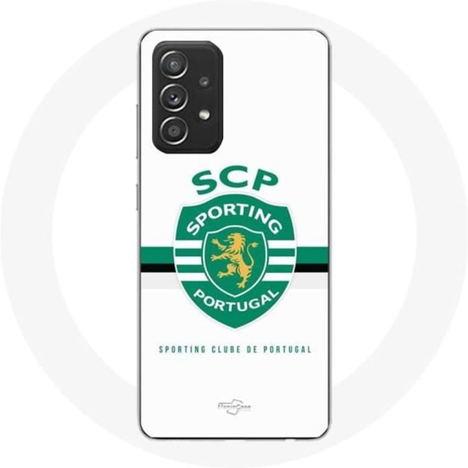 Coque - Maniacase - Samsung Galaxy A52 - Souple - Noir - Sporting Portugal noir
