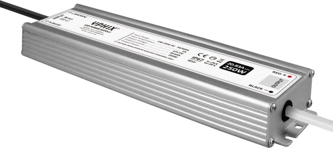 LED transformator 12V 20,83A Max. 250W IP67