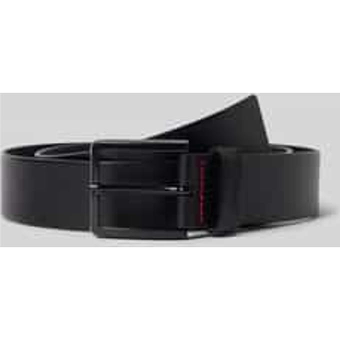 HUGO leren heren riem - zwart