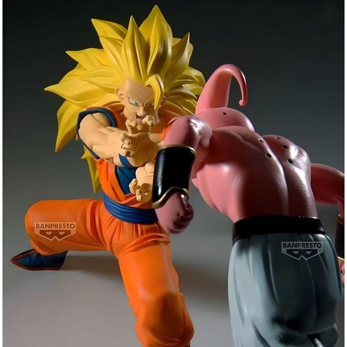 Banpresto Dragon Ball Z Match Makers Super Saiyan Son Goku vs Majin Buu Version A Son Goku Figure