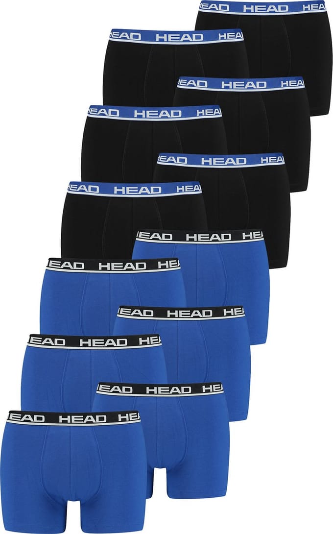 BOXERS Set van 12 stuks Head Basic Boxerbroek voor heren, shorts, ondergoed, ondergoed