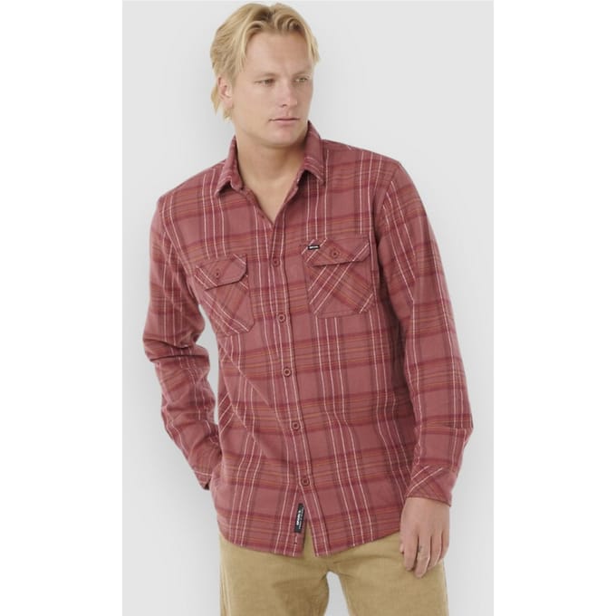 Rip Curl Griffin Flannel Shirt rood