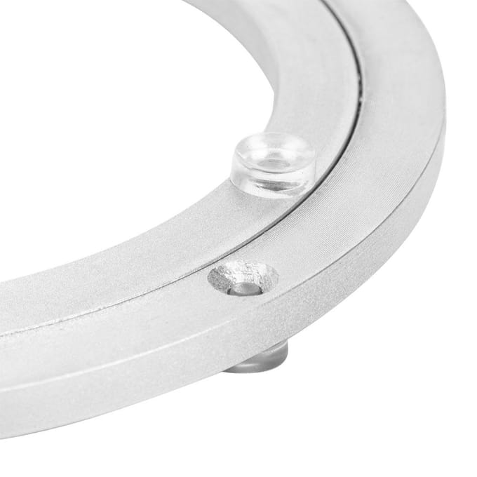 8 Inch Aluminiumlegering Roterende Displayvoet Draaitafel Ronde Displaystandaard white