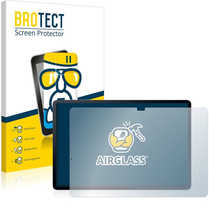 Screenprotector voor Samsung Galaxy Tab S7 Plus 5G 2020 Beschermglas transparant